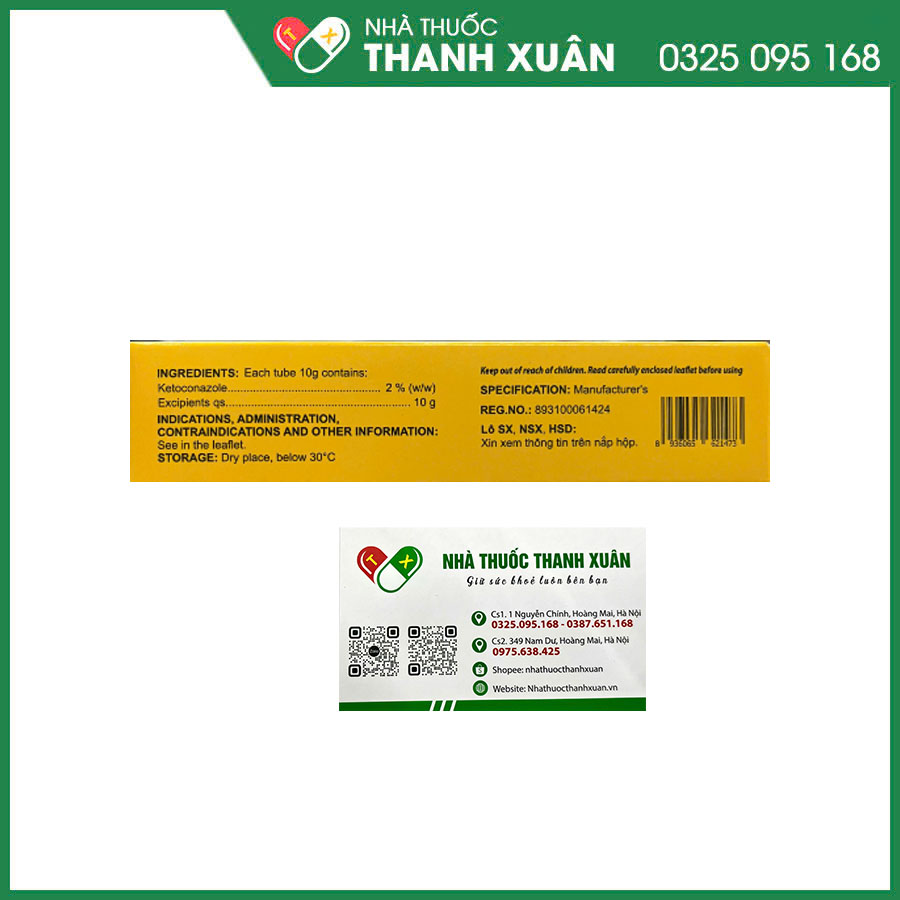 Jasunny K kem bôi điều trị các bệnh do nấm ngoài da, hắc lào, lang ben, viêm da tiết bã